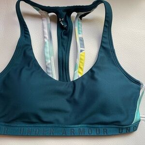 NWOT teal under armour sports bra size M